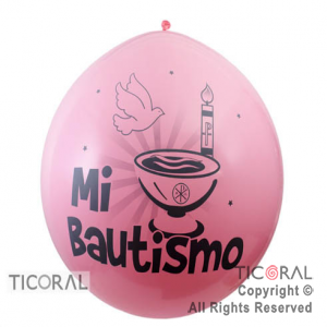 PI�ATA S R36 FASHION BAUTISMO 2C ROSA x 1